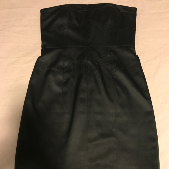 Black Satin Dress - Picture 1 of 4